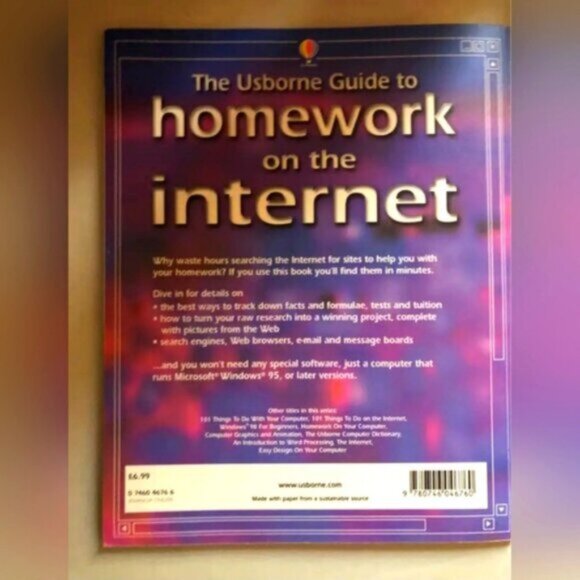 Usborne Internet Guide Book for kids - Picture 6 of 6